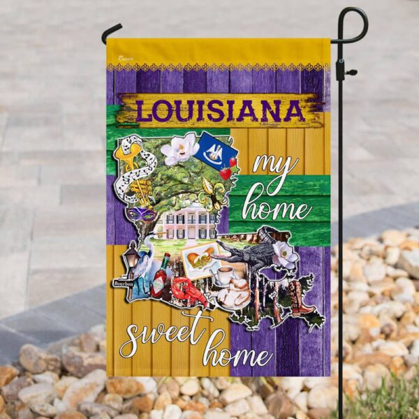 Louisiana - My Home Sweet Home Flag - Image 8