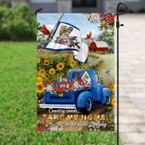 Louisiana Country Roads Flag: PSL166Fv6a - Authentic Bayou Decor