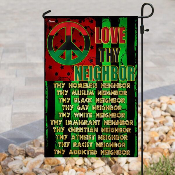 Love Neighbor Peace Flag: PN61F - Promote Harmony & Unity - Image 3