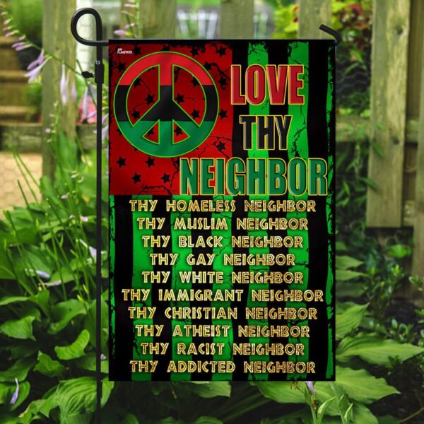 Love Neighbor Peace Flag: PN61F - Promote Harmony & Unity - Image 2