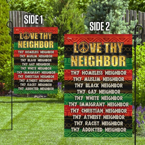 Love Neighbor Peace Flag PN61Fv1 - Image 5