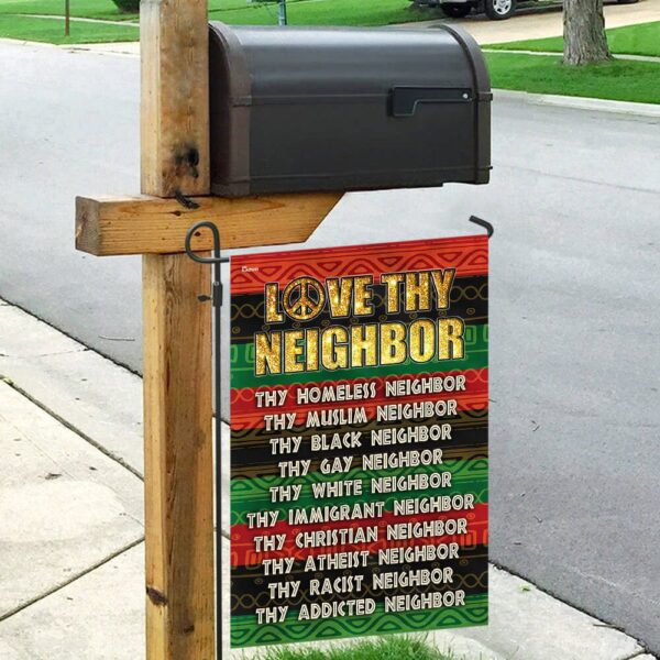 Love Neighbor Peace Flag PN61Fv1 - Image 4