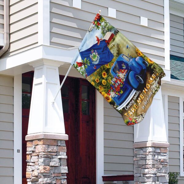 Maine Country Roads Flag: PSL166Fv13 - Rustic Charm & Patriotic Pride - Image 9