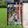 Make America Fish Again Flag: Patriotic Fishing Decor