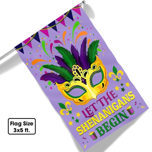 Mardi Gras Flag: Let the Shenanigans Begin! (TQN780F) - Image 7