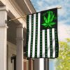 Marijuana Leaf American Flag T-Shirt: THN2113F