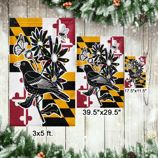 Maryland Christmas Orioles Flag: Baltimore Holiday Decor LNT810F - Image 7