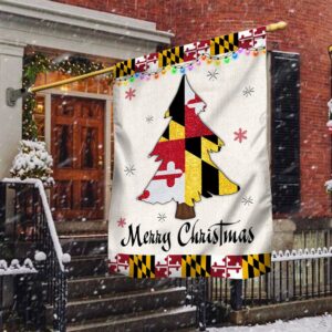 Maryland Christmas Tree Flag: Festive Holiday Decor (TQN775F)