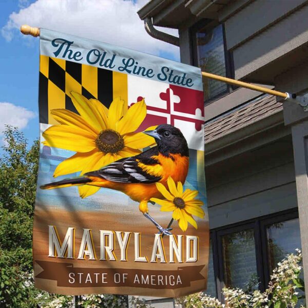 Maryland Flag: Old Line State Baltimore Oriole Bird Banner - Image 3