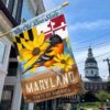 Maryland Flag: Old Line State Baltimore Oriole Bird Banner