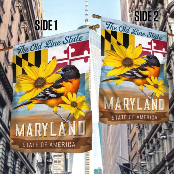 Maryland Flag: Old Line State Baltimore Oriole Bird Banner - Image 4