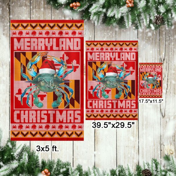 Maryland Merryland Christmas Flag: LNT809F Holiday Decor - Image 7