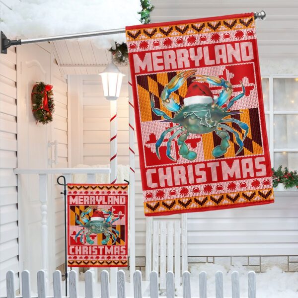 Maryland Merryland Christmas Flag: LNT809F Holiday Decor - Image 5