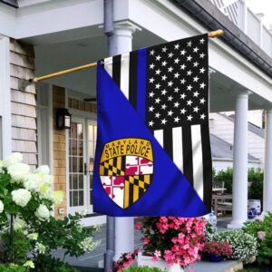 Maryland Thin Blue Line Flag: Support Law Enforcement - TRL286F