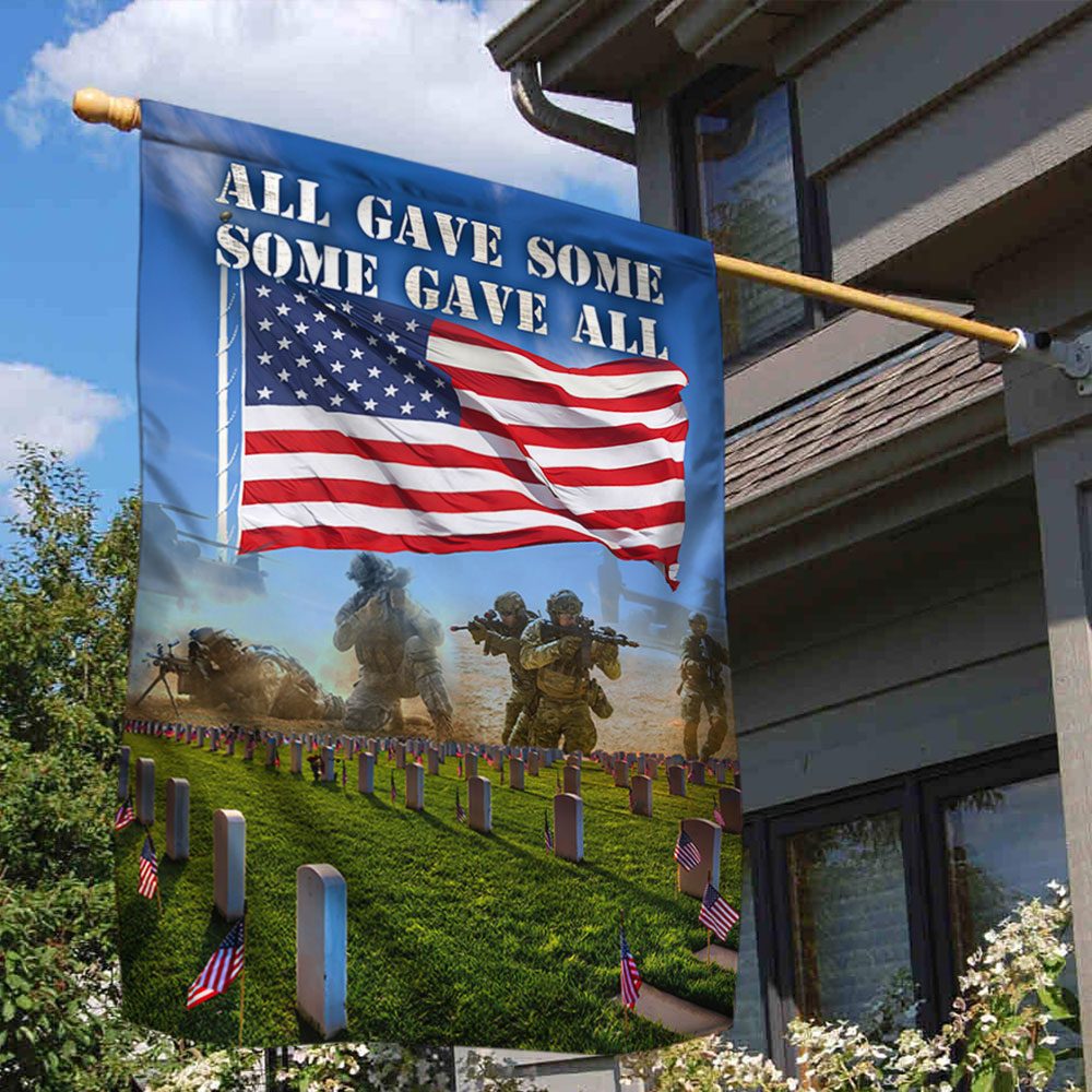 Memorial Day Flag: All Gave Some, Some Gave All - TQN06F - Image 3