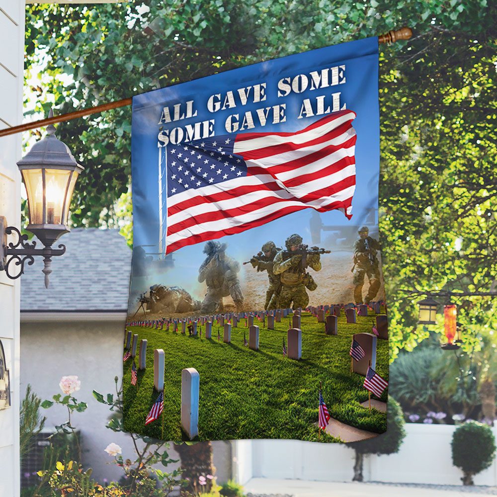 Memorial Day Flag: All Gave Some, Some Gave All - TQN06F - Image 2