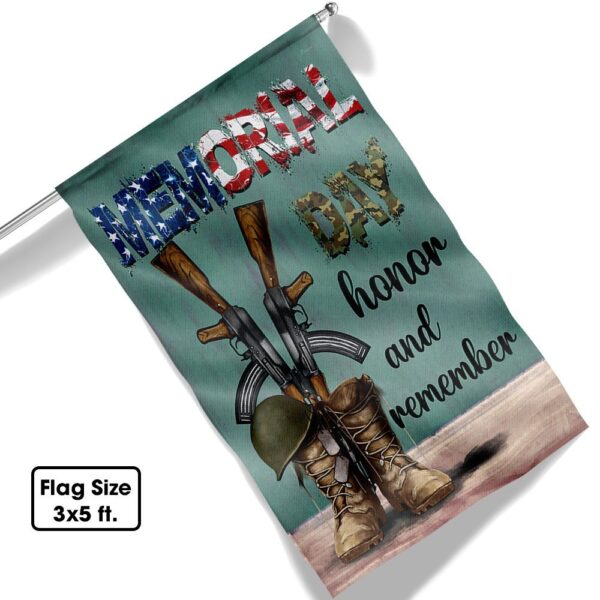 Memorial Day Flags: Honor & Remember Veterans - TQN1008F - Image 6