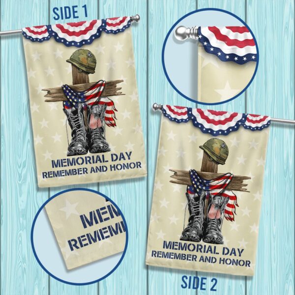 Memorial Day Boots: Remember & Honor with TQN1009Fv3 Black Flags - Image 2