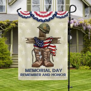 Memorial Day Flag Remember And Honor flag TQN1009Fv1