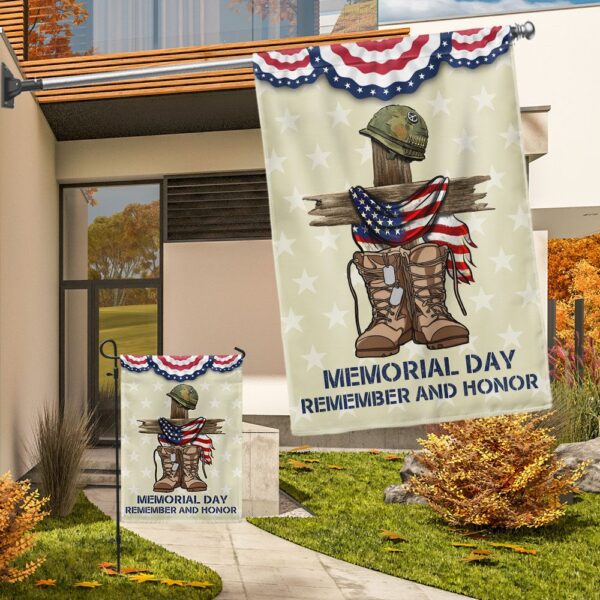 Memorial Day Flag Remember And Honor flag TQN1009Fv1 - Image 8