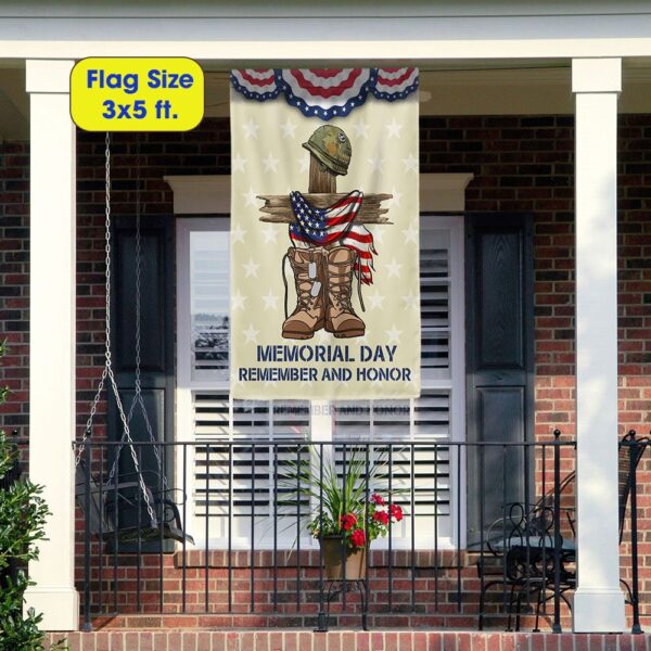 Memorial Day Flag Remember And Honor flag TQN1009Fv1 - Image 6