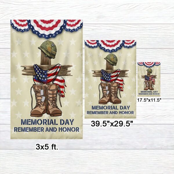 Memorial Day Flag Remember And Honor flag TQN1009Fv1 - Image 7
