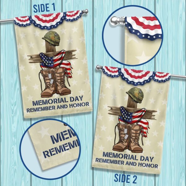 Memorial Day Flag Remember And Honor flag TQN1009Fv1 - Image 3
