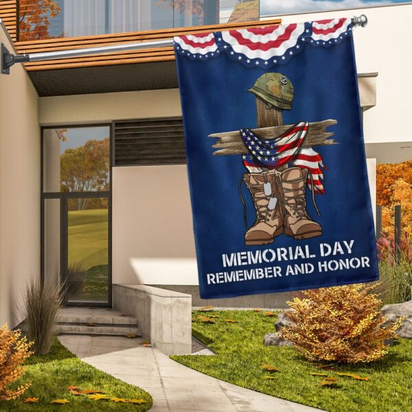 Memorial Day Flag: Remember & Honor (TQN1009F)