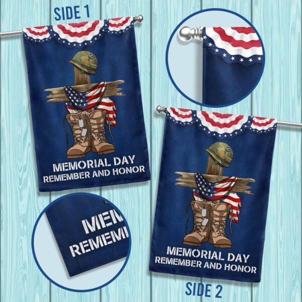 Memorial Day Flag: Remember & Honor (TQN1009F) - Image 2