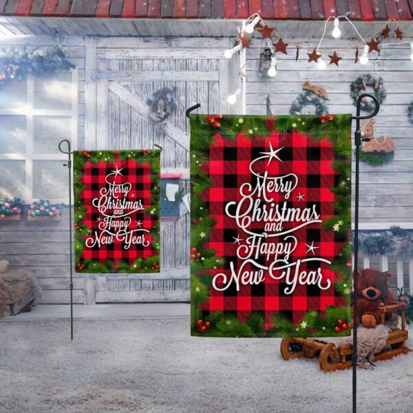 Merry Christmas & Happy New Year Flag Banner - TQN772F - Image 5