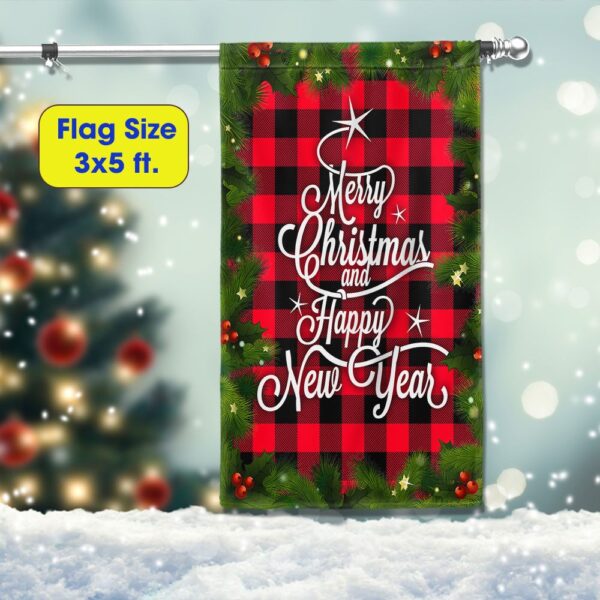 Merry Christmas & Happy New Year Flag Banner - TQN772F - Image 6