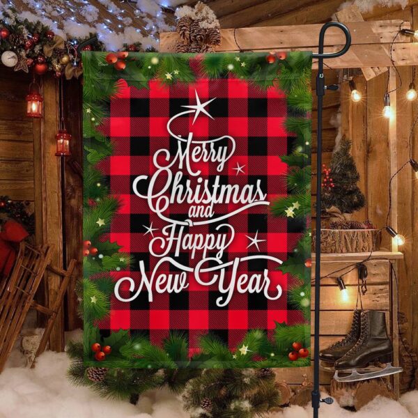 Merry Christmas & Happy New Year Flag Banner - TQN772F - Image 3