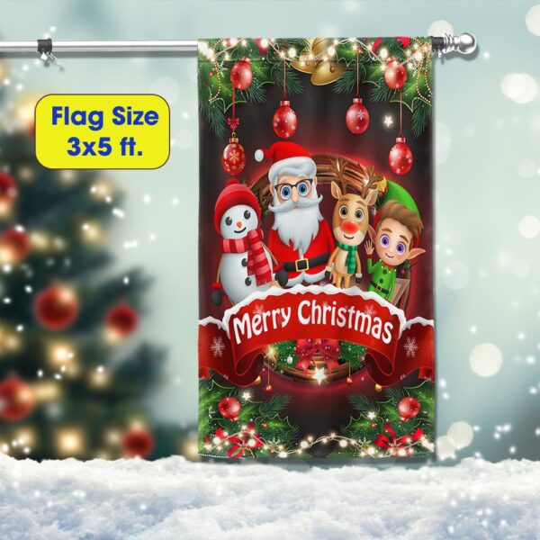 Funny Christmas Character Flag - Merry Christmas LNT816F - Image 6