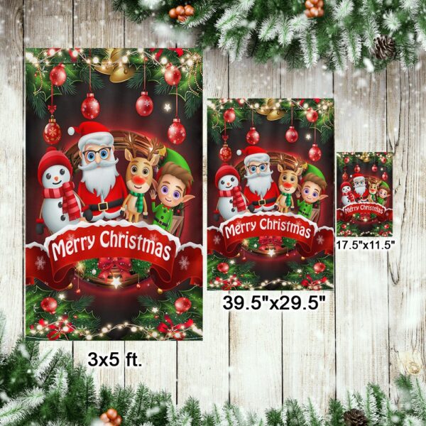 Funny Christmas Character Flag - Merry Christmas LNT816F - Image 7