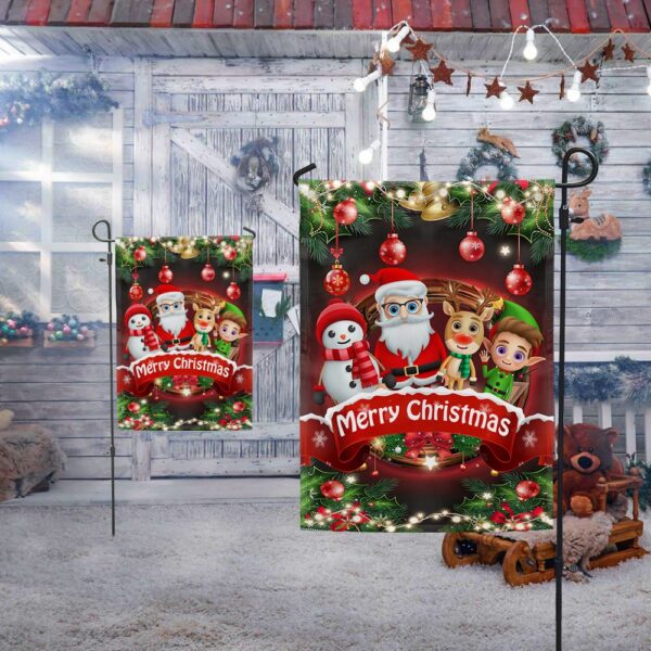 Funny Christmas Character Flag - Merry Christmas LNT816F - Image 5