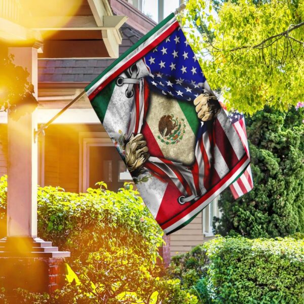 Mexican American Flag DDH2025F: Celebrate Heritage with Style