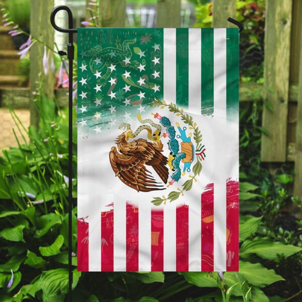 Mexican American Flag PSL142F: Celebrate Heritage with Pride - Image 2