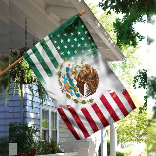 Mexican American Flag PSL142F: Celebrate Heritage with Pride - Image 8