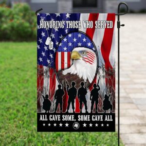 Patriotic Veteran Garden Flag: Honor Military Heroes