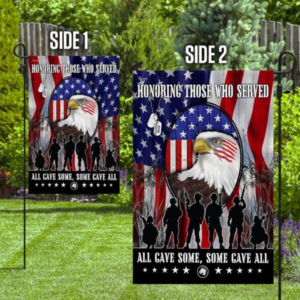 Patriotic Veteran Garden Flag: Honor Military Heroes - Image 3