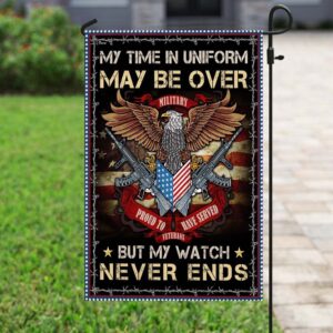 Veteran Garden Flag: Proudly Served USA