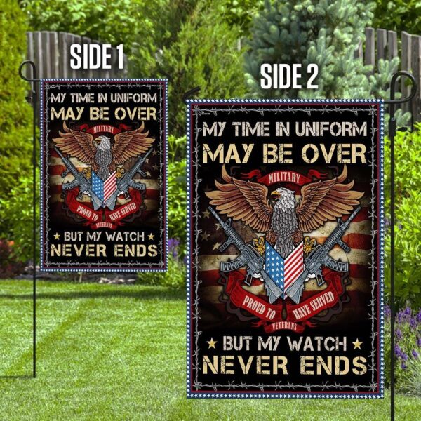 Veteran Garden Flag: Proudly Served USA - Image 3