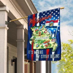 Missouri Home State Flag: THB2118F - My Story Begins