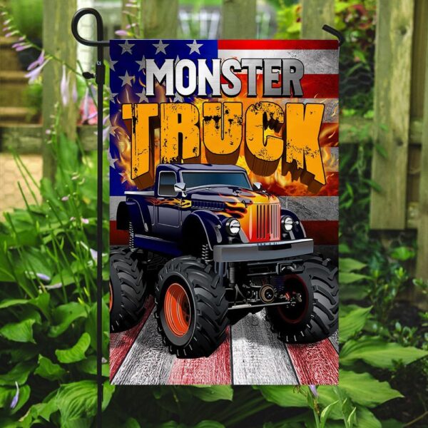 American Flag Monster Truck: Patriotic Power & Style - Image 7