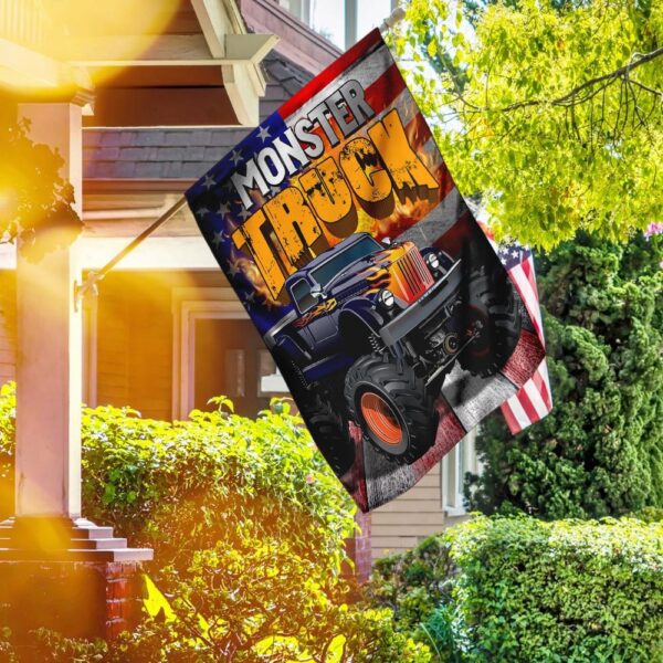 American Flag Monster Truck: Patriotic Power & Style - Image 2