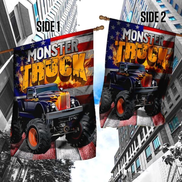 American Flag Monster Truck: Patriotic Power & Style - Image 4