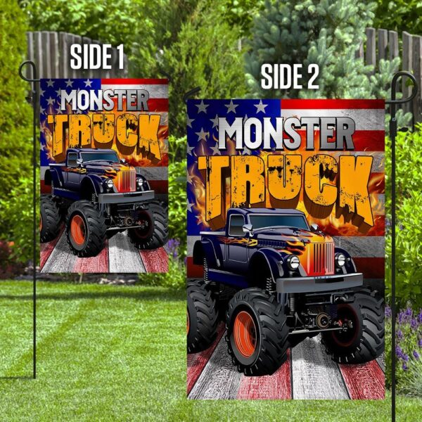 American Flag Monster Truck: Patriotic Power & Style - Image 8