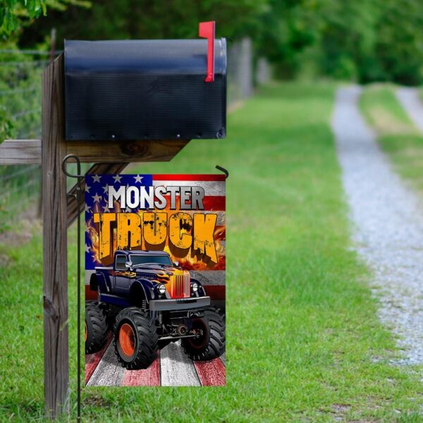 American Flag Monster Truck: Patriotic Power & Style - Image 9