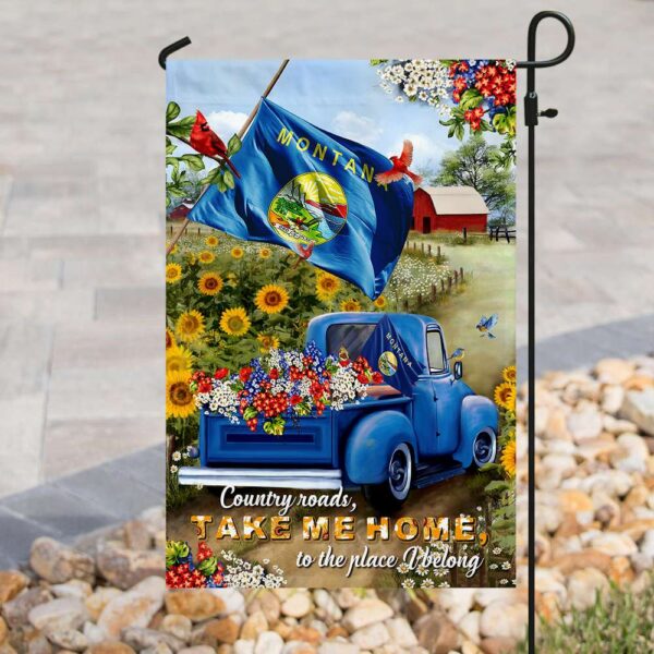 Montana Country Roads Flag PSL166Fv2 - Image 3