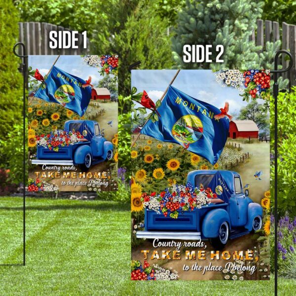 Montana Country Roads Flag PSL166Fv2 - Image 5